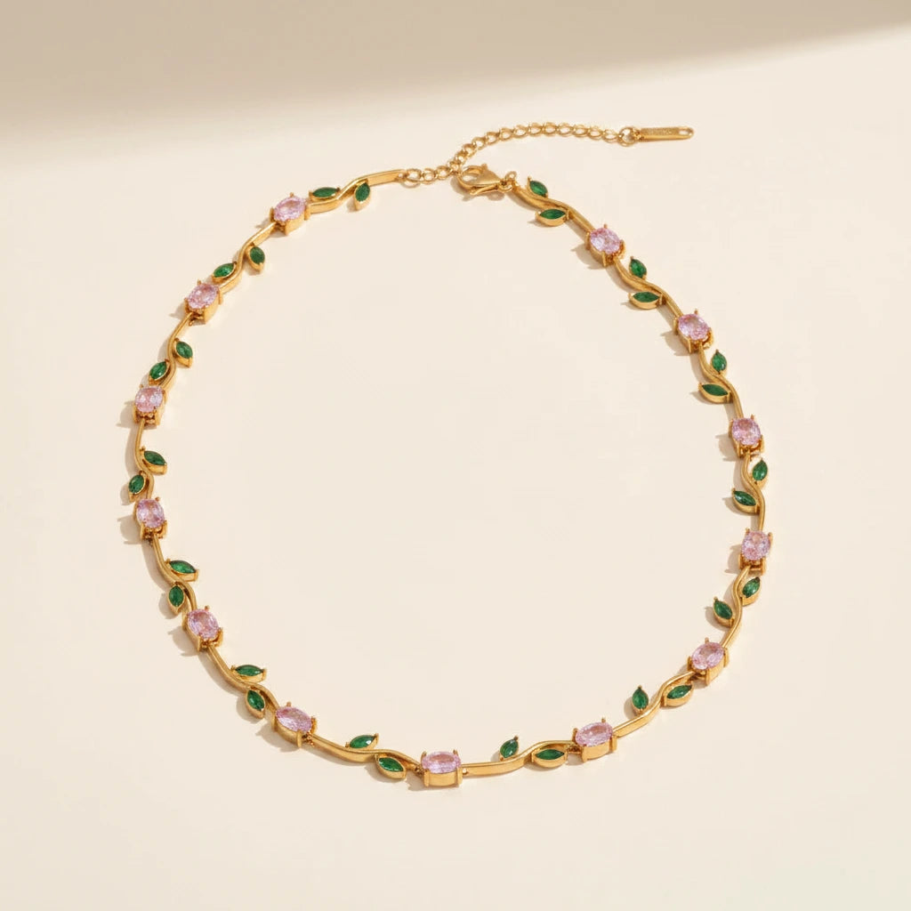 Amélie Bloom Necklace - ALUVAYA Necklace