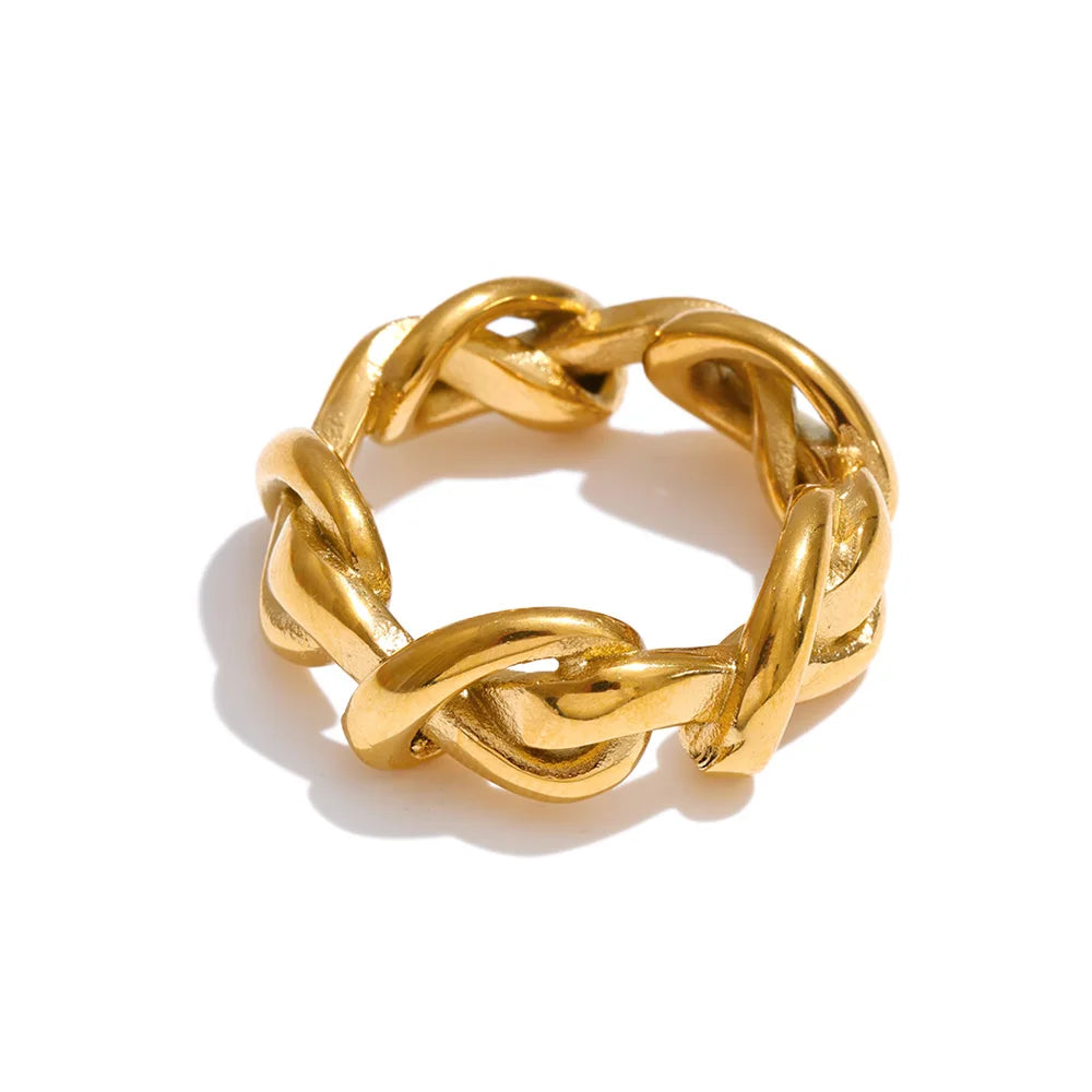 Maelle Chain Ring - ALUVAYA Ring