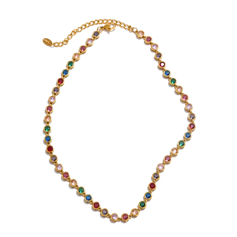 Prism Zirconia Necklace & Bracelet - product image 27