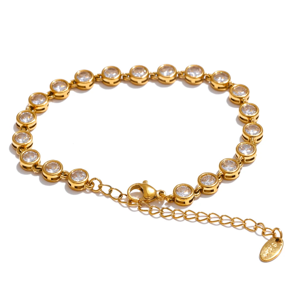 Prism Zirconia Necklace & Bracelet - product image 24