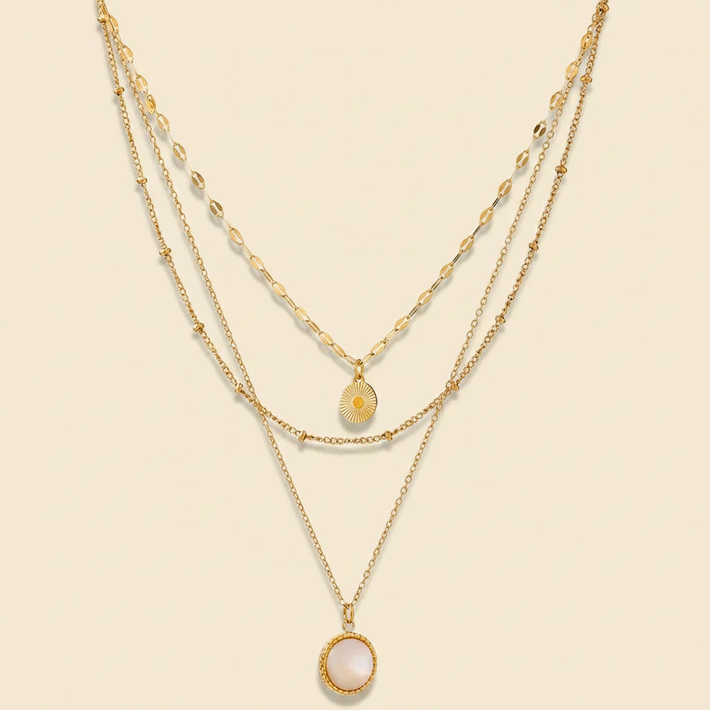Aurelie Chain Necklace - ALUVAYA Necklace
