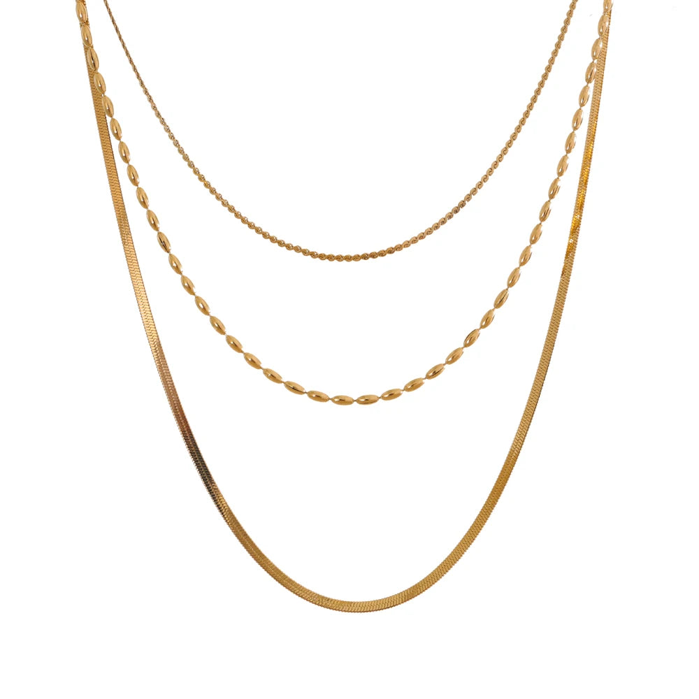 Noa Layered Chain Necklace - product image 23