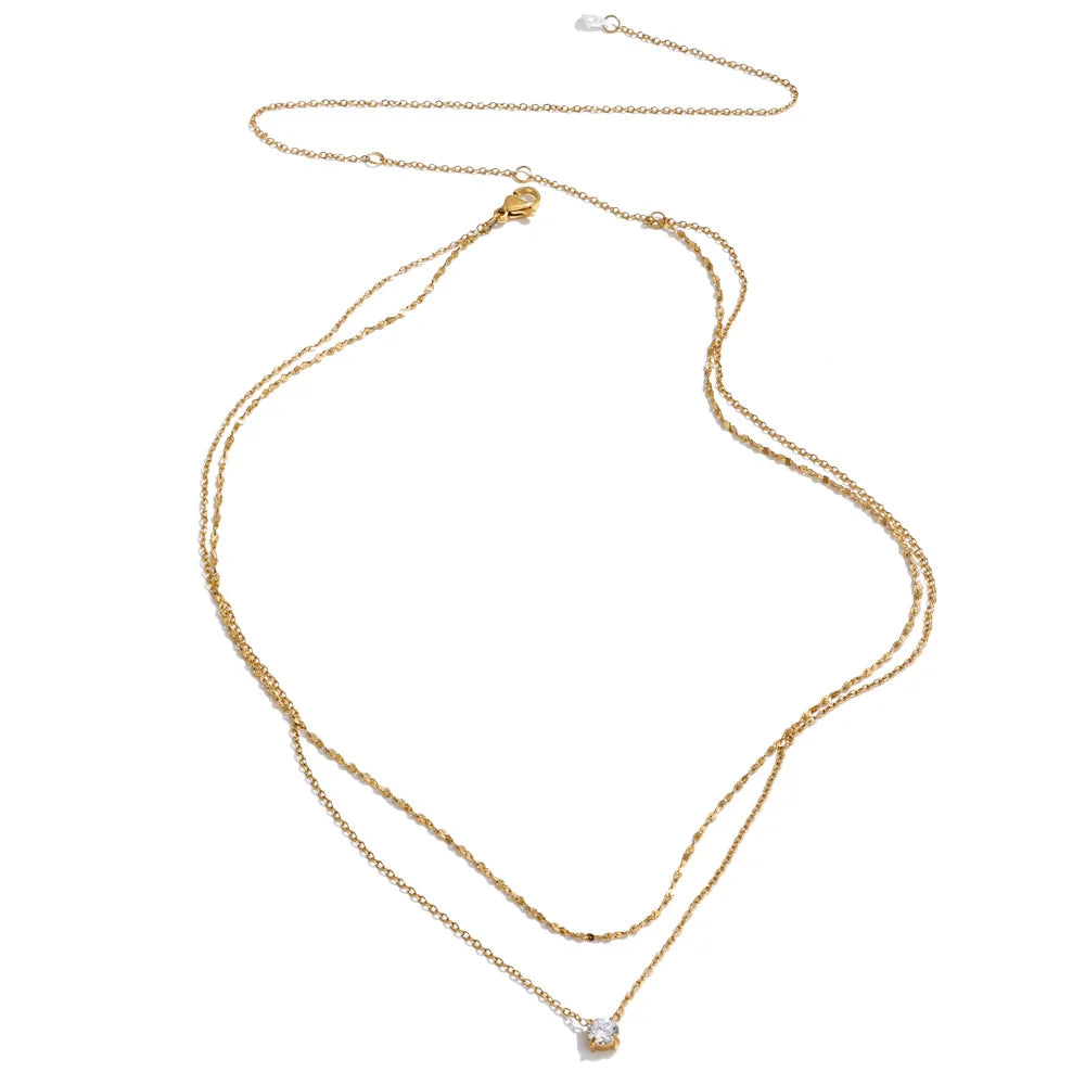 Lumière Layered Necklace - ALUVAYA Necklace