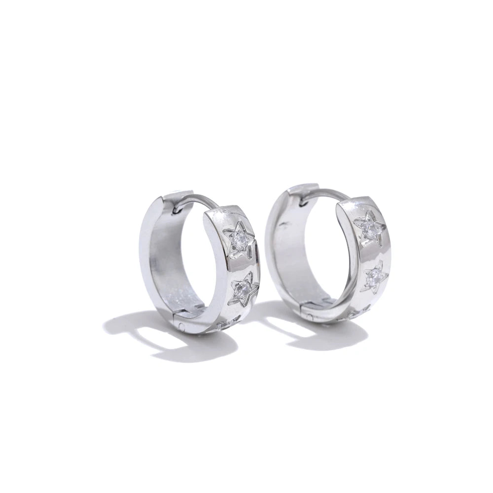 Astra Star Hoop Earrings - product image 26