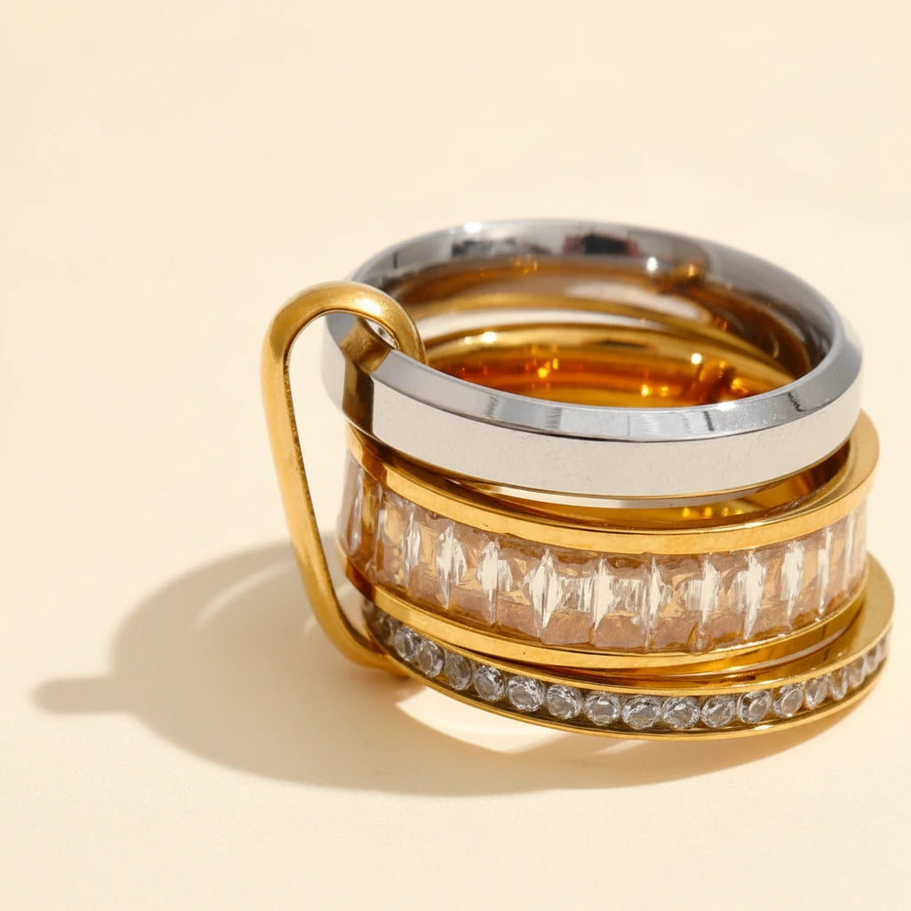 Lisette Stacking Ring - ALUVAYA Ring