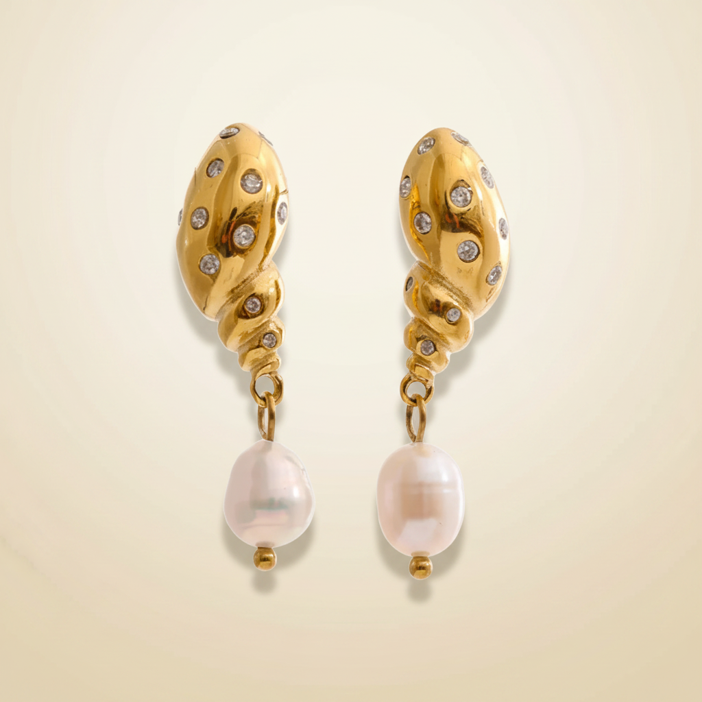 Marina Conch Earrings Packshot