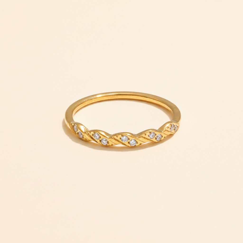 Ondine Wave Ring — Gold