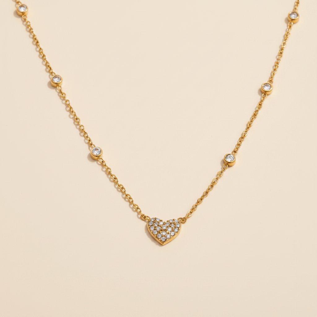 Adora Heart Jewellery Set