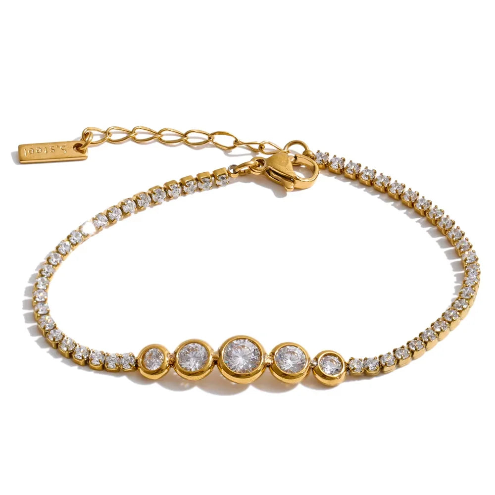 Lumina Tennis Bracelet - ALUVAYA Bracelet