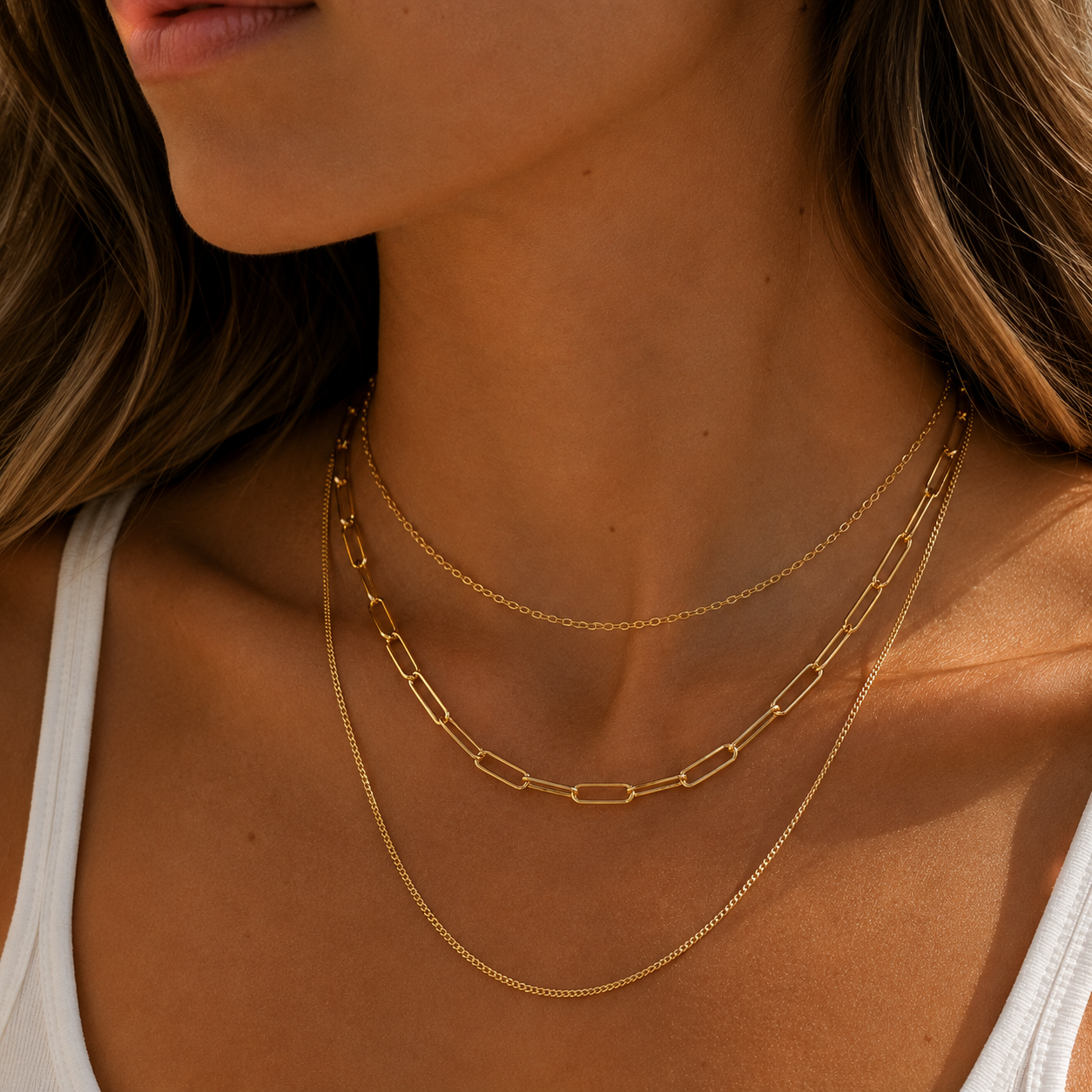 Marisol Chain Necklace - ALUVAYA Necklace