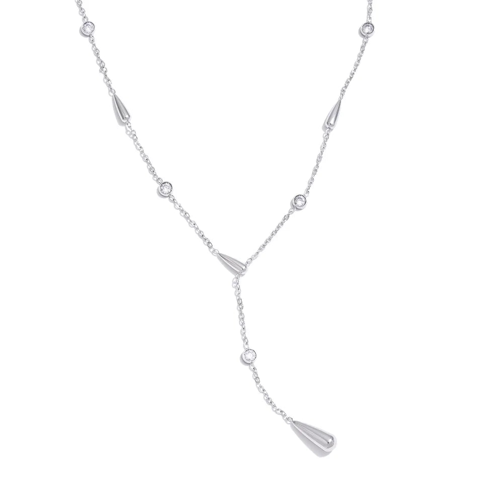 Mireya Crystal Necklace - ALUVAYA Necklace