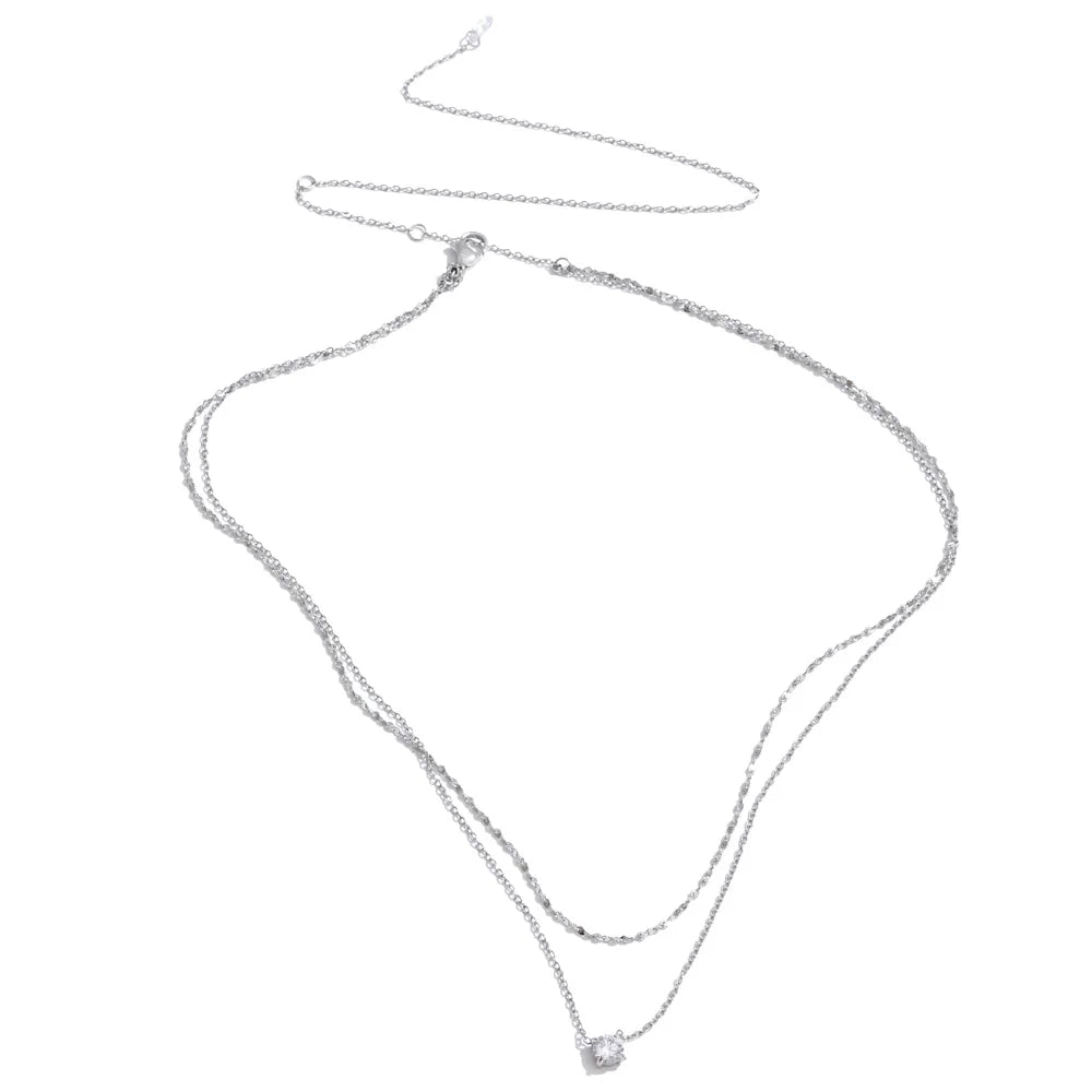 Lumière Layered Necklace - ALUVAYA Necklace