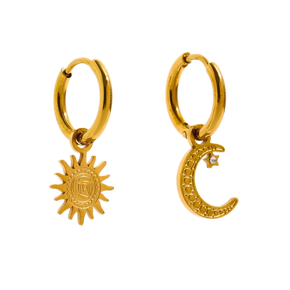 Luna Star & Moon Drop Earrings - product image 14
