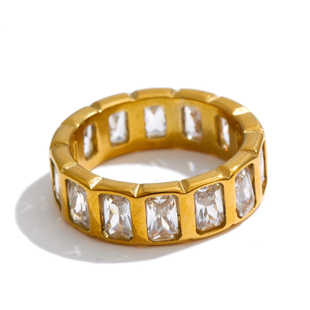 Estelle Crystal Ring - ALUVAYA Ring