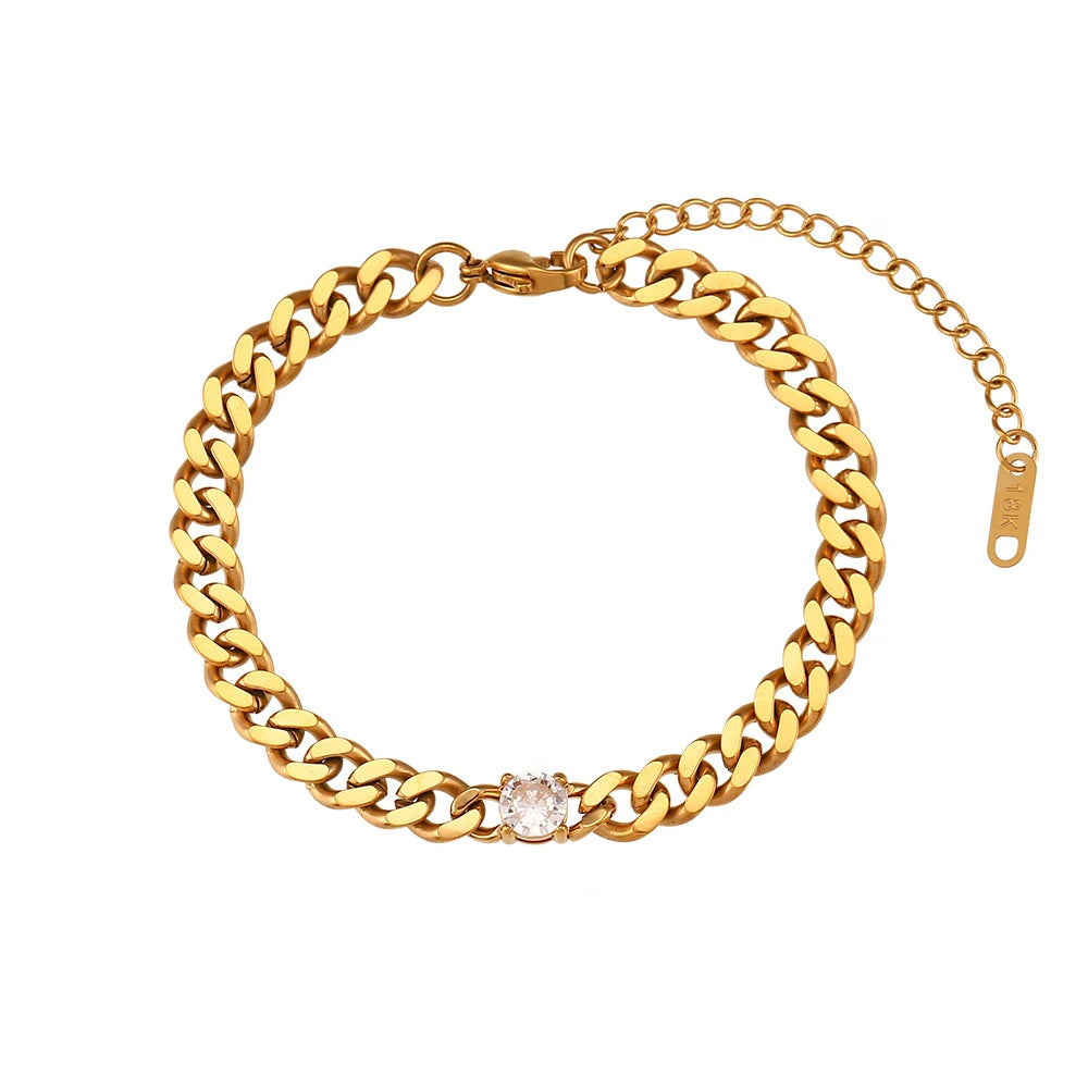 Geometric Stone Choker Necklace Set