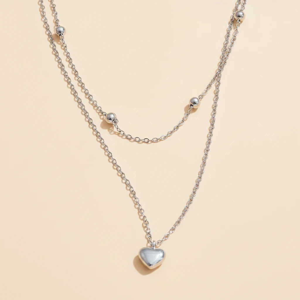 Amorette Heart Necklace - ALUVAYA Necklace
