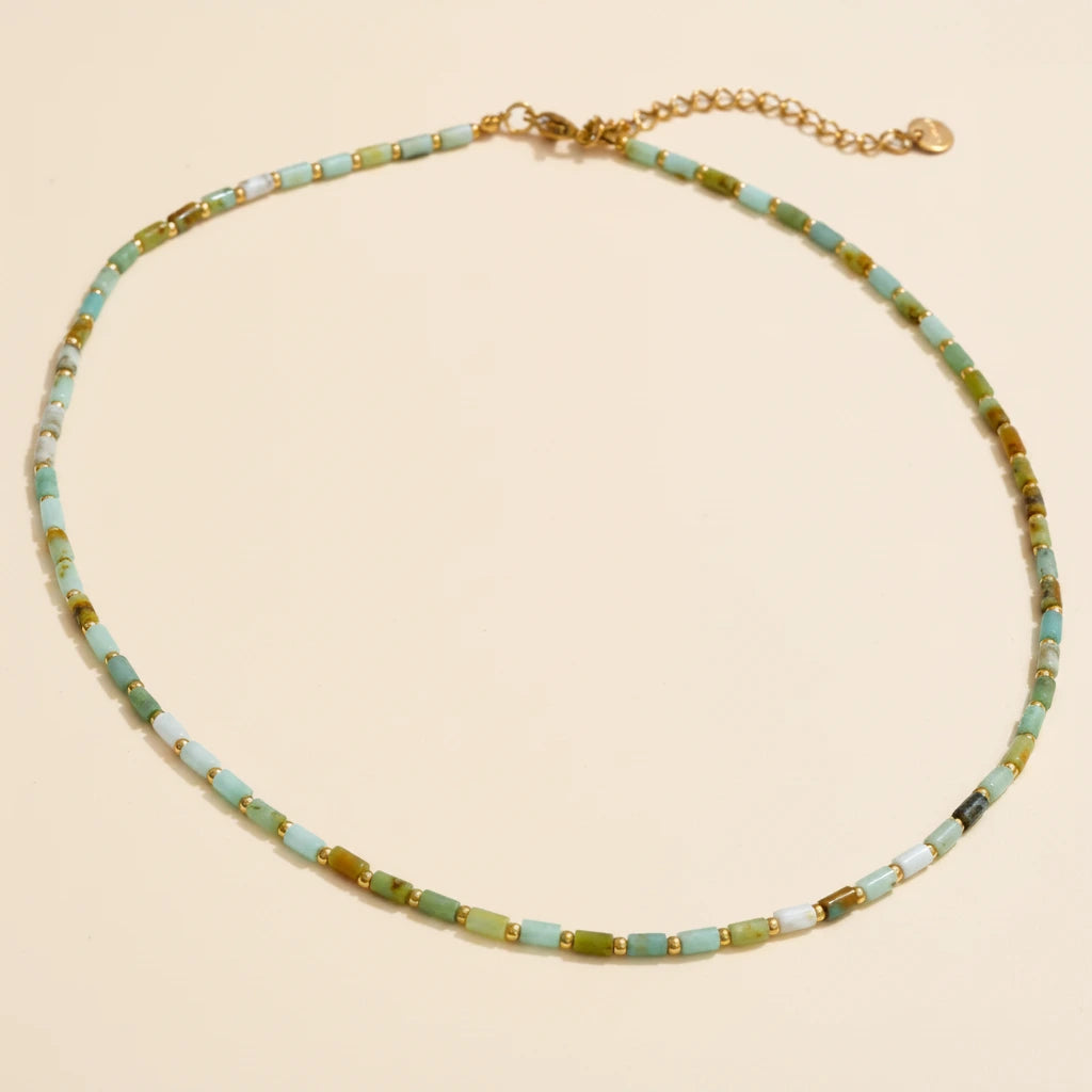 Azélie Gemstone Necklace - ALUVAYA Necklace