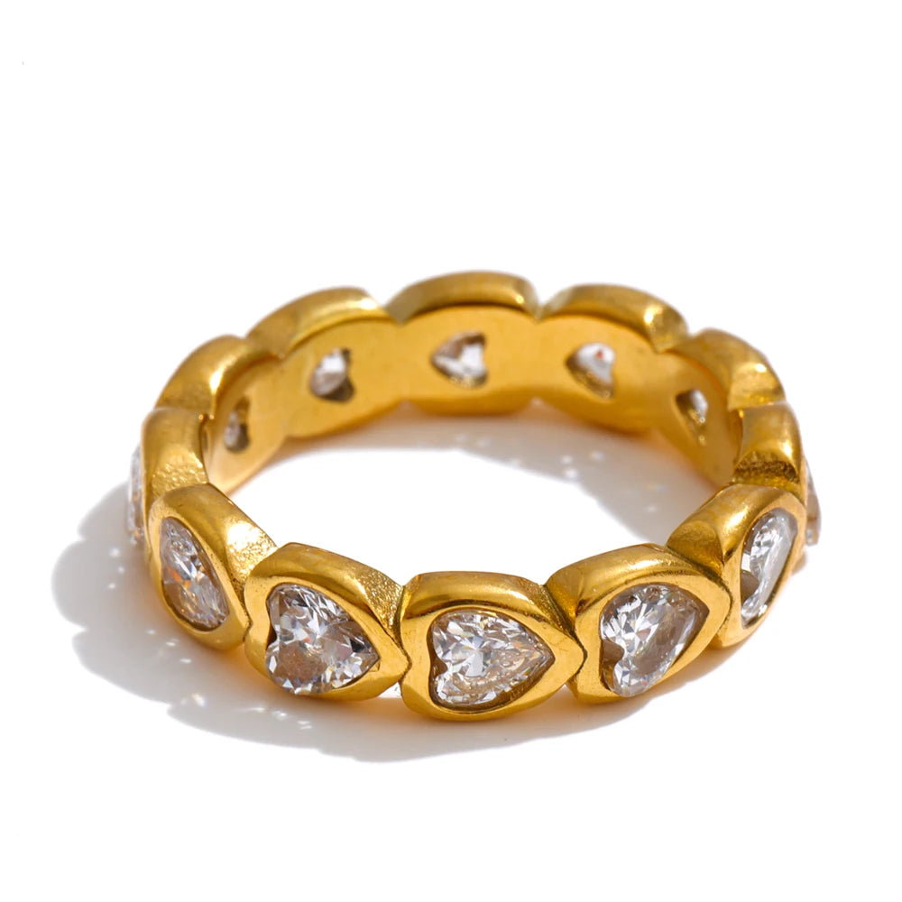 Estelle Crystal Ring - ALUVAYA Ring