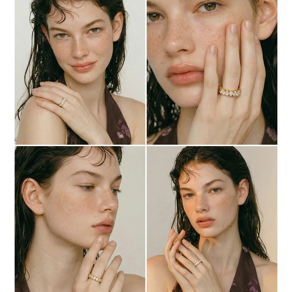 Aurette Gold Ring - ALUVAYA Ring