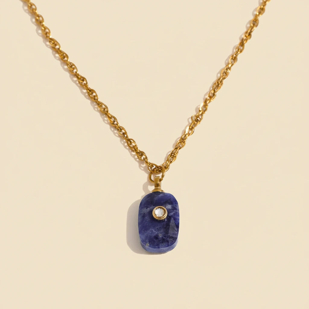 Calista Stone Necklace - ALUVAYA Necklace