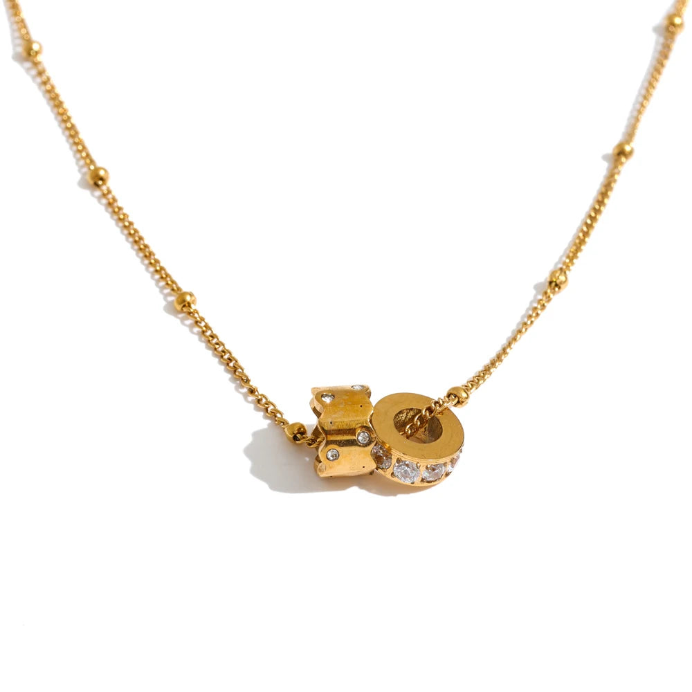 Orielle Halo Necklace - ALUVAYA Necklace
