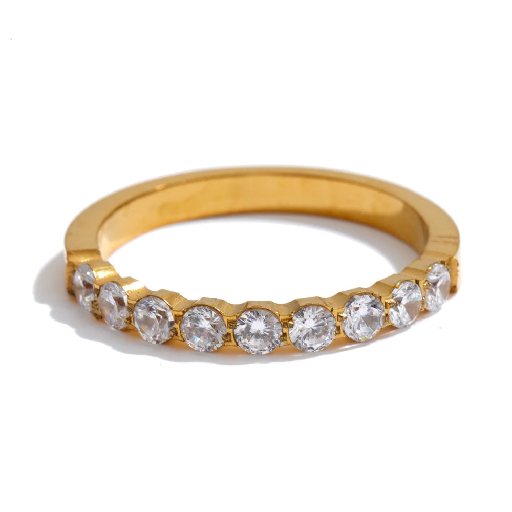 Lucienne Crystal Ring - ALUVAYA Ring