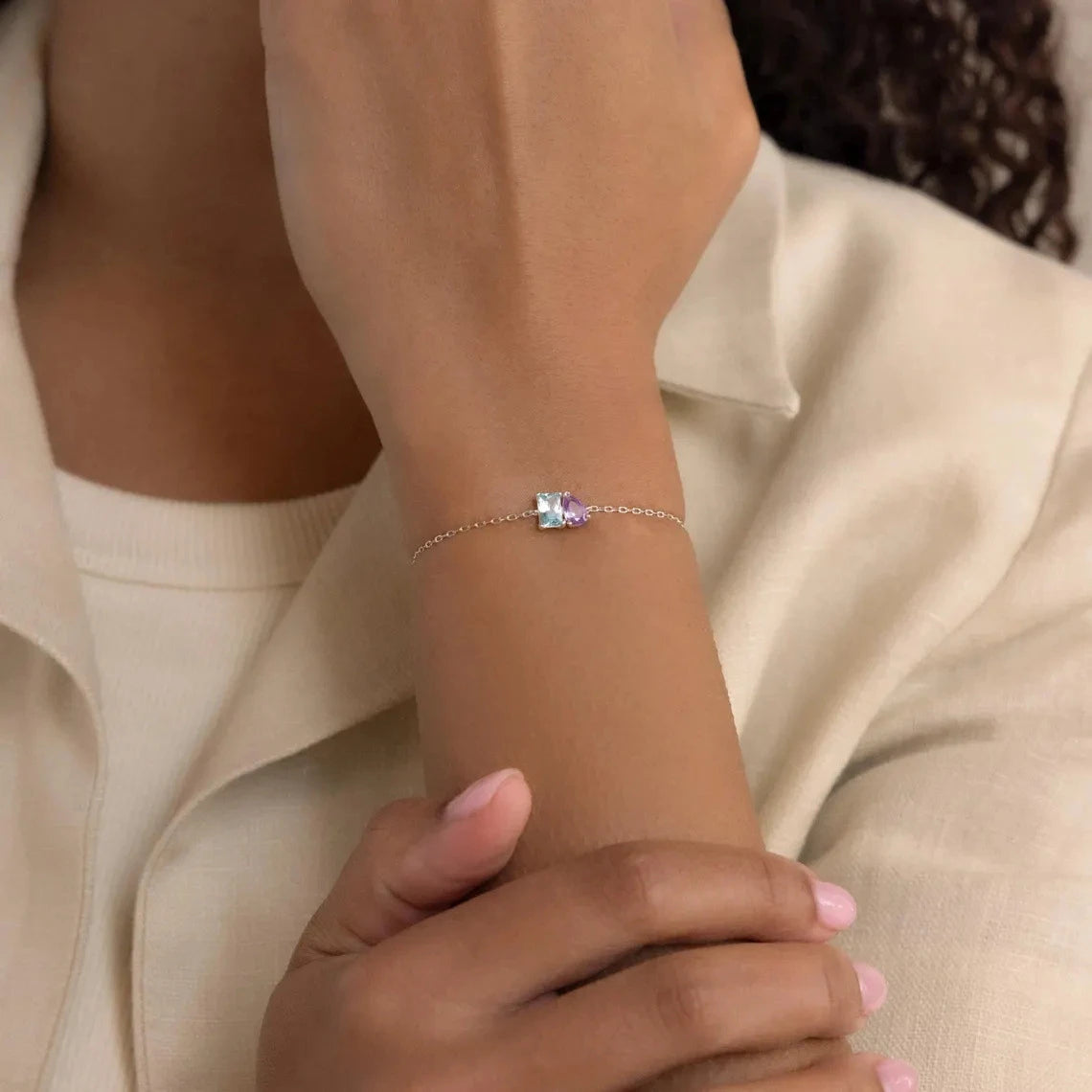 Personalized Birthstone Bracelet