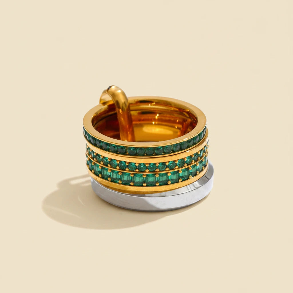 Lisette Stacking Ring - ALUVAYA Ring
