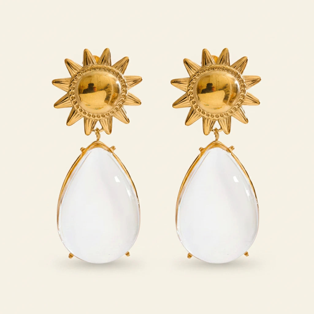 Soleil Sun Earrings - ALUVAYA Earrings