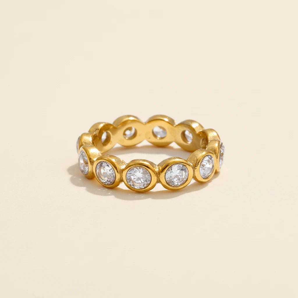 Arielle Halo Ring - ALUVAYA Ring