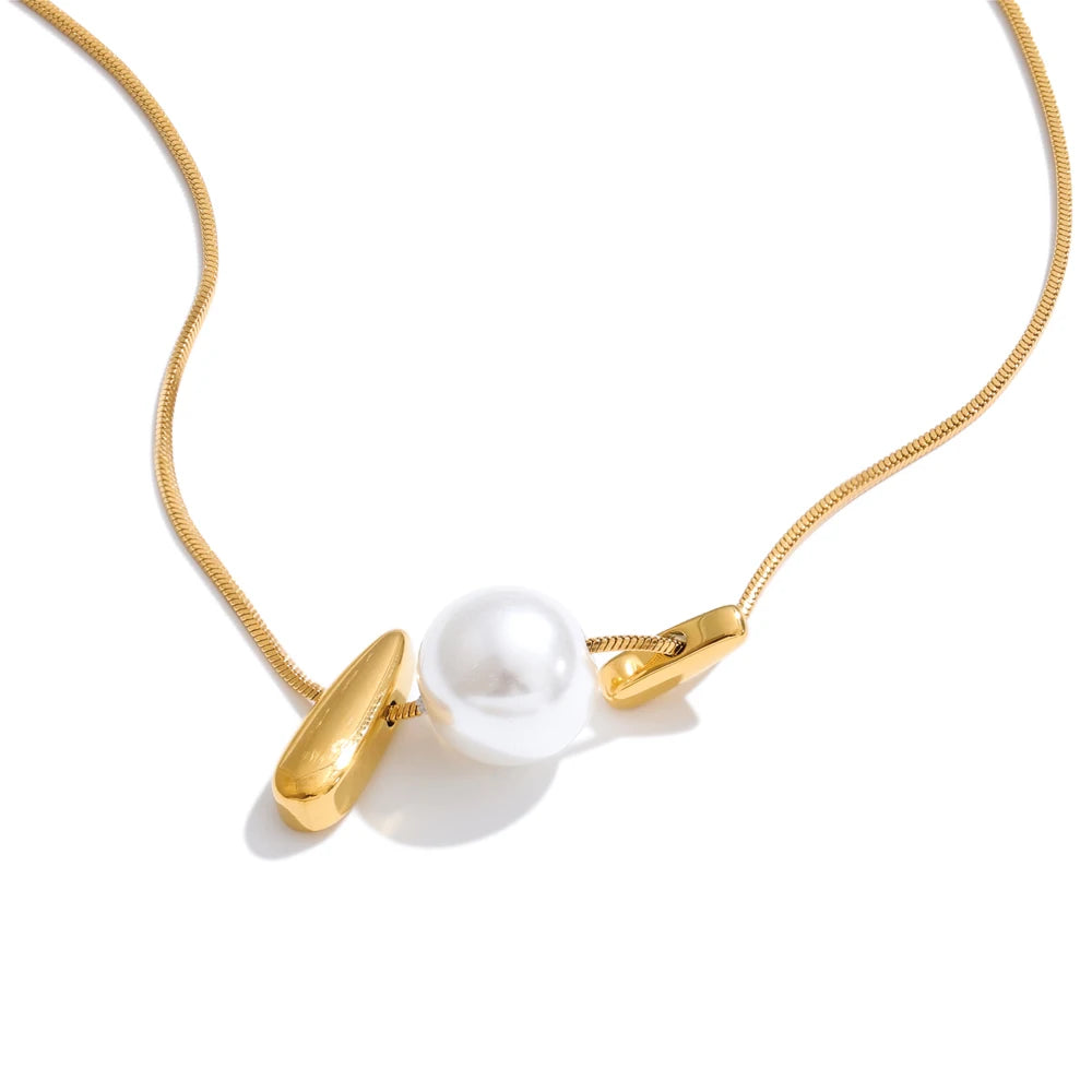 Ophelia Pearl Necklace - ALUVAYA Necklace