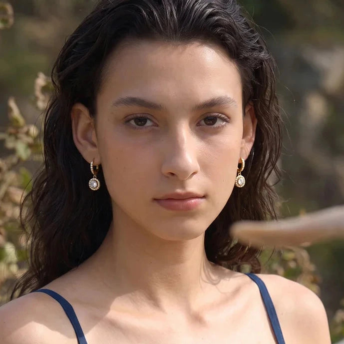 Elodie Drop Earrings - ALUVAYA Earrings