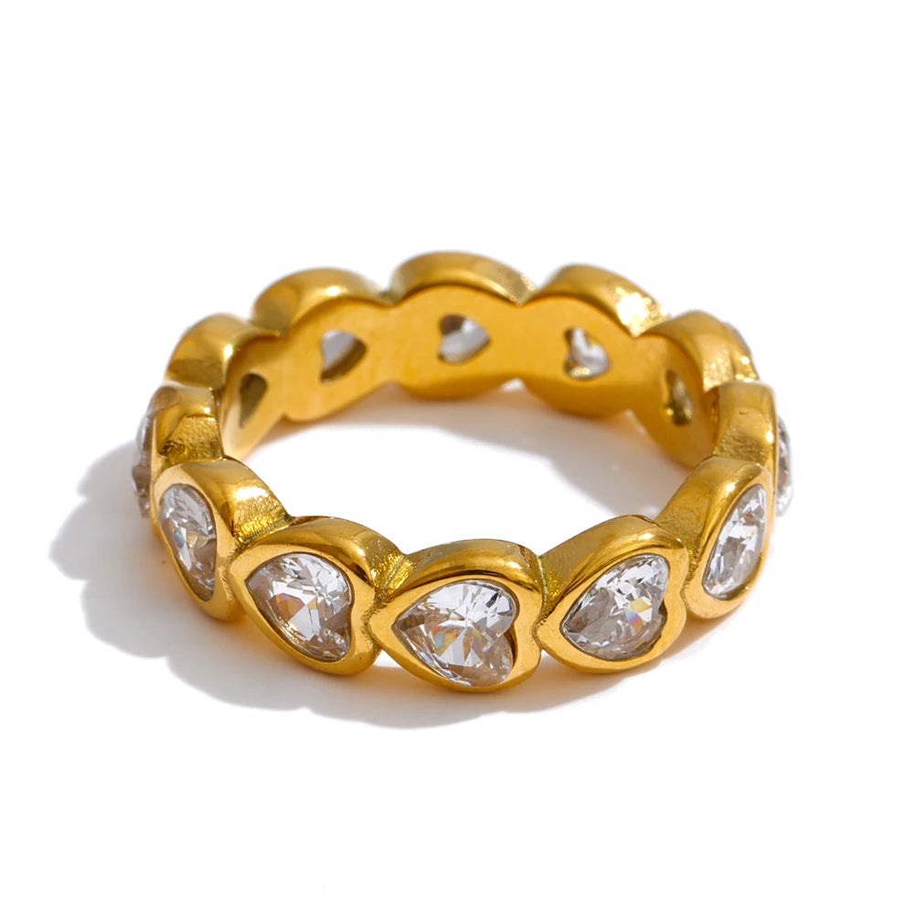 Estelle Crystal Ring - ALUVAYA Ring