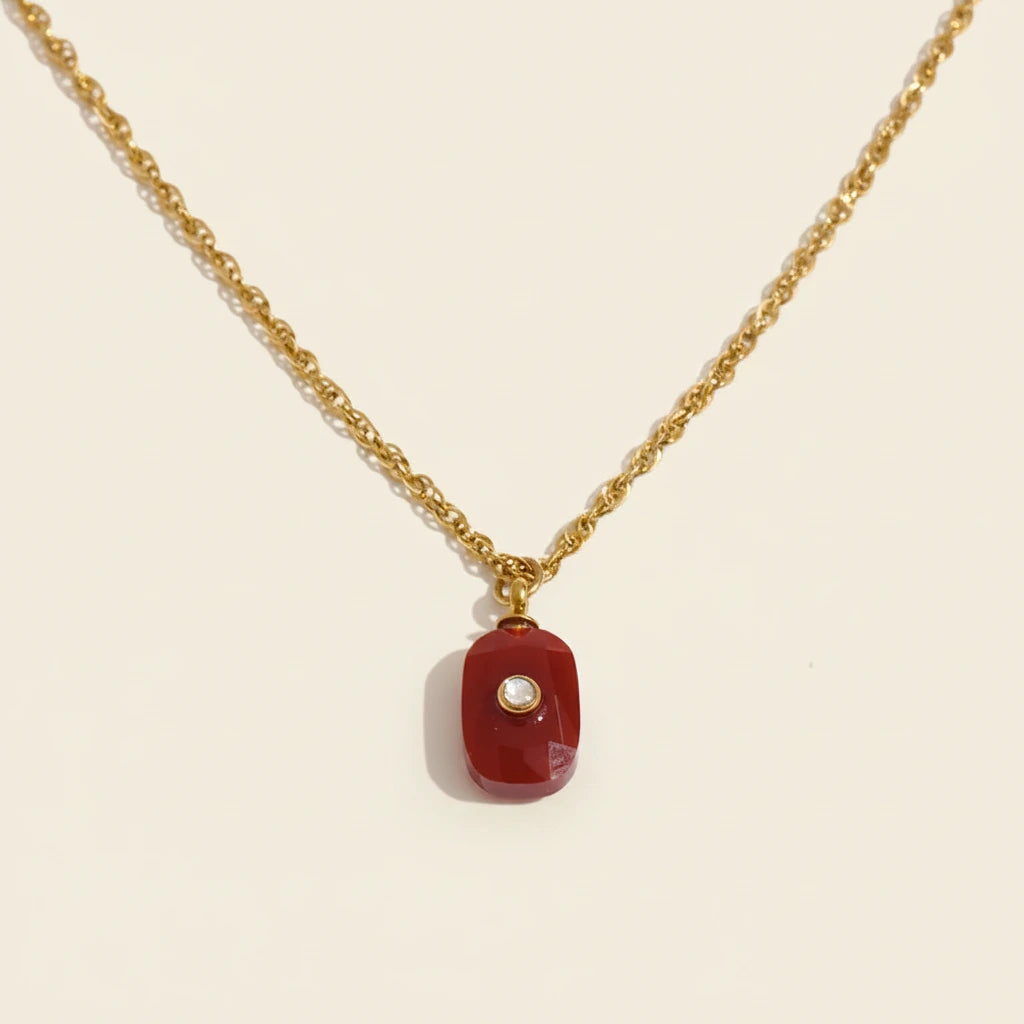 Calista Stone Necklace - ALUVAYA Necklace