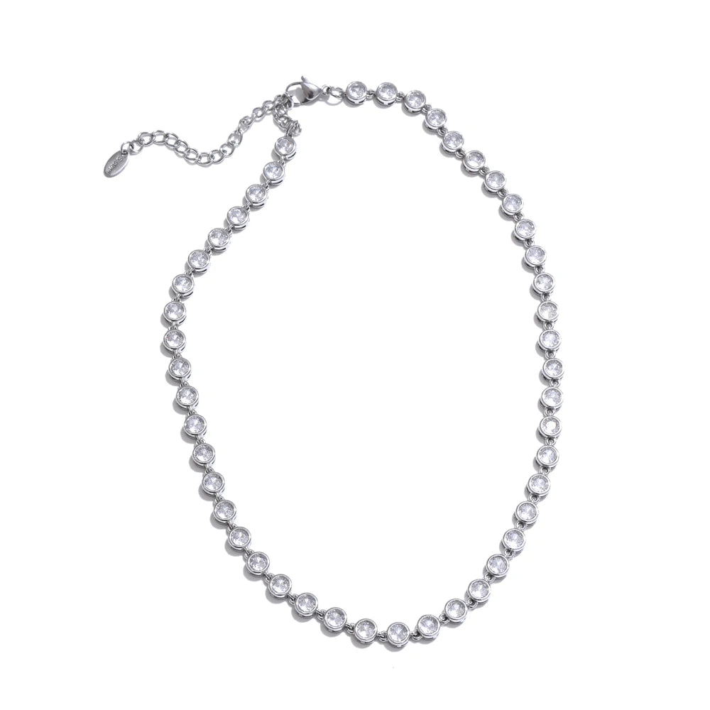 Prism Zirconia Necklace & Bracelet - product image 26
