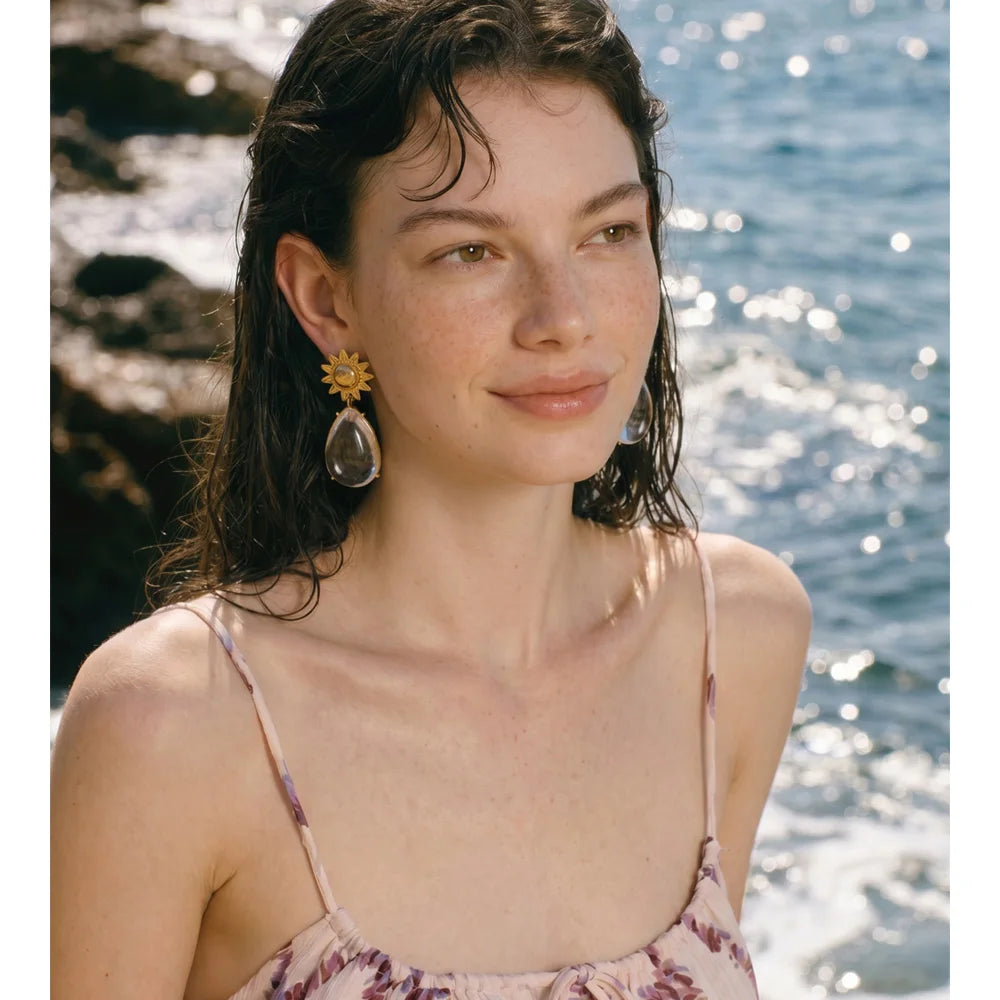 Soleil Sun Earrings - ALUVAYA Earrings