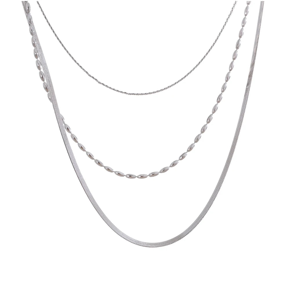 Noa Layered Chain Necklace - product image 22