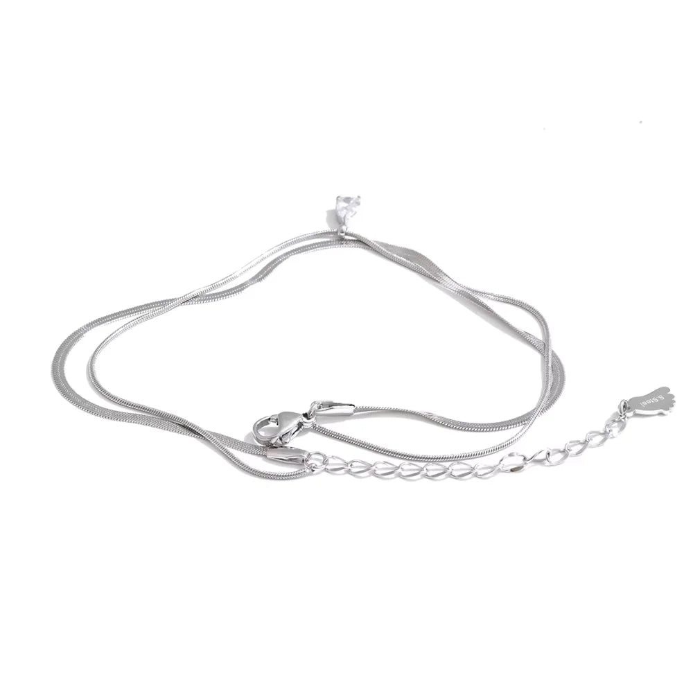 Sienna Layered Anklet - ALUVAYA Anklet