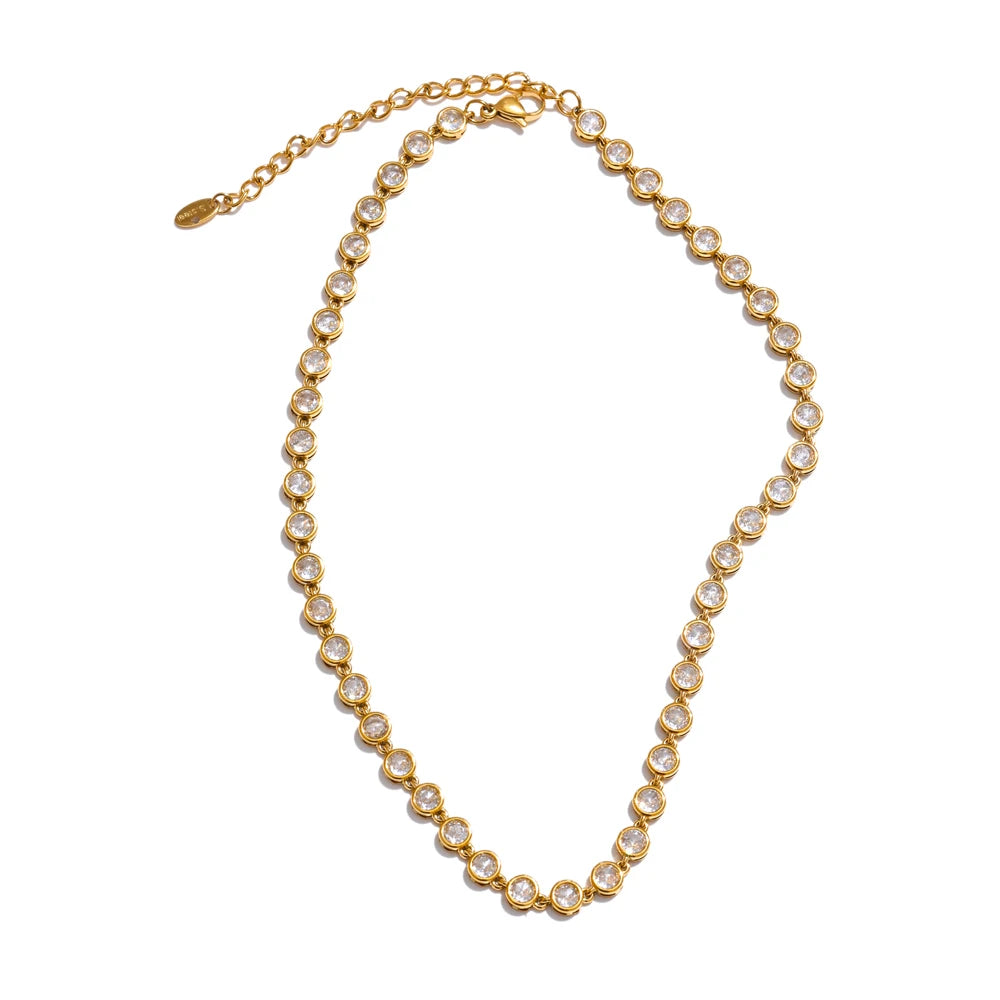 Prism Zirconia Necklace & Bracelet - product image 28
