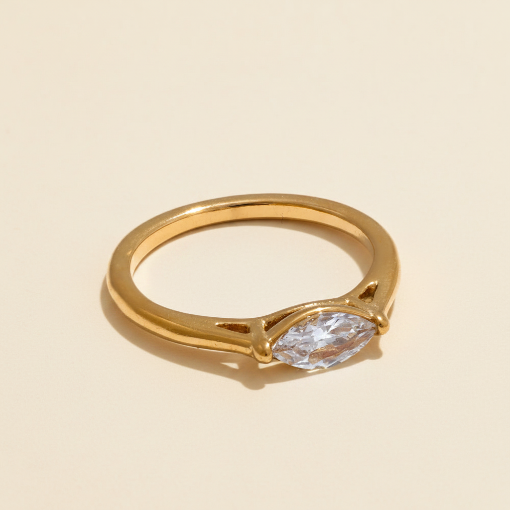 Alba Pave Ring — Gold