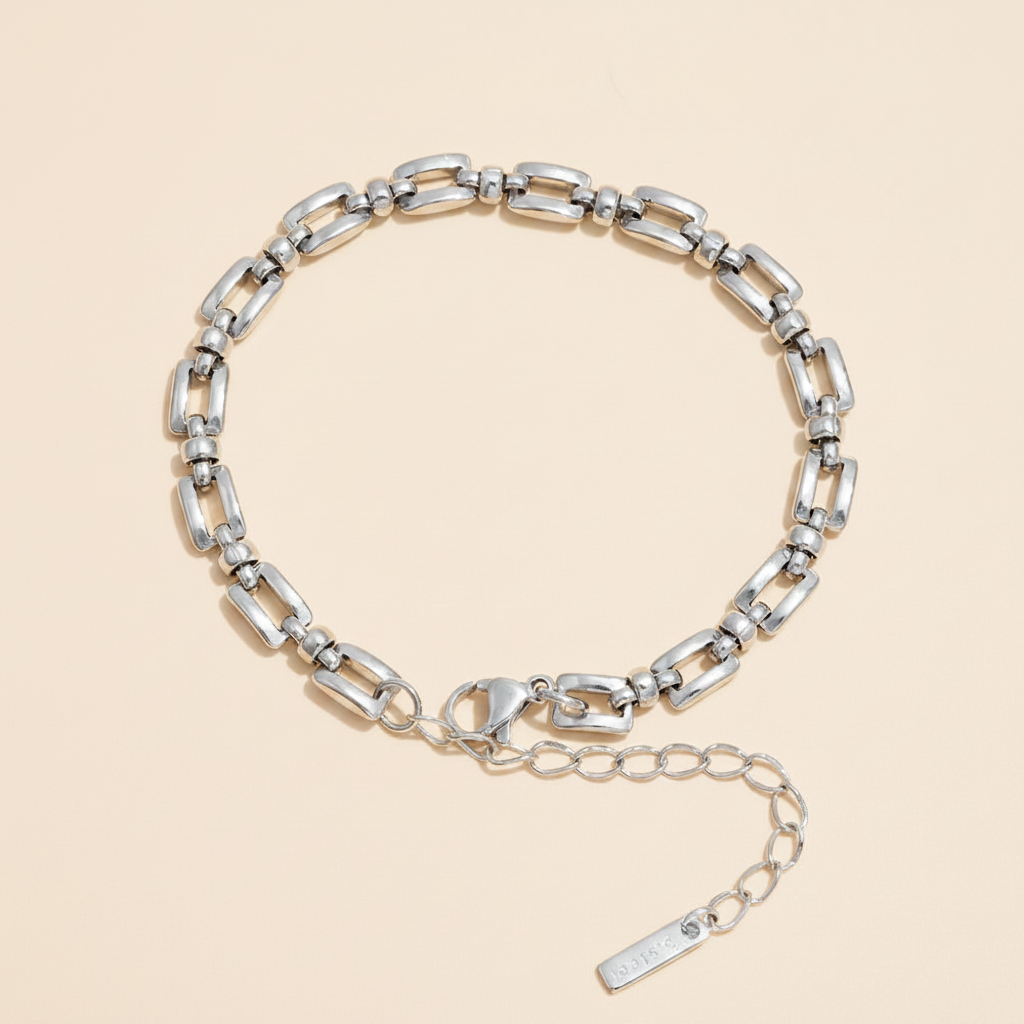 Evelina Chain Bracelet — Silver