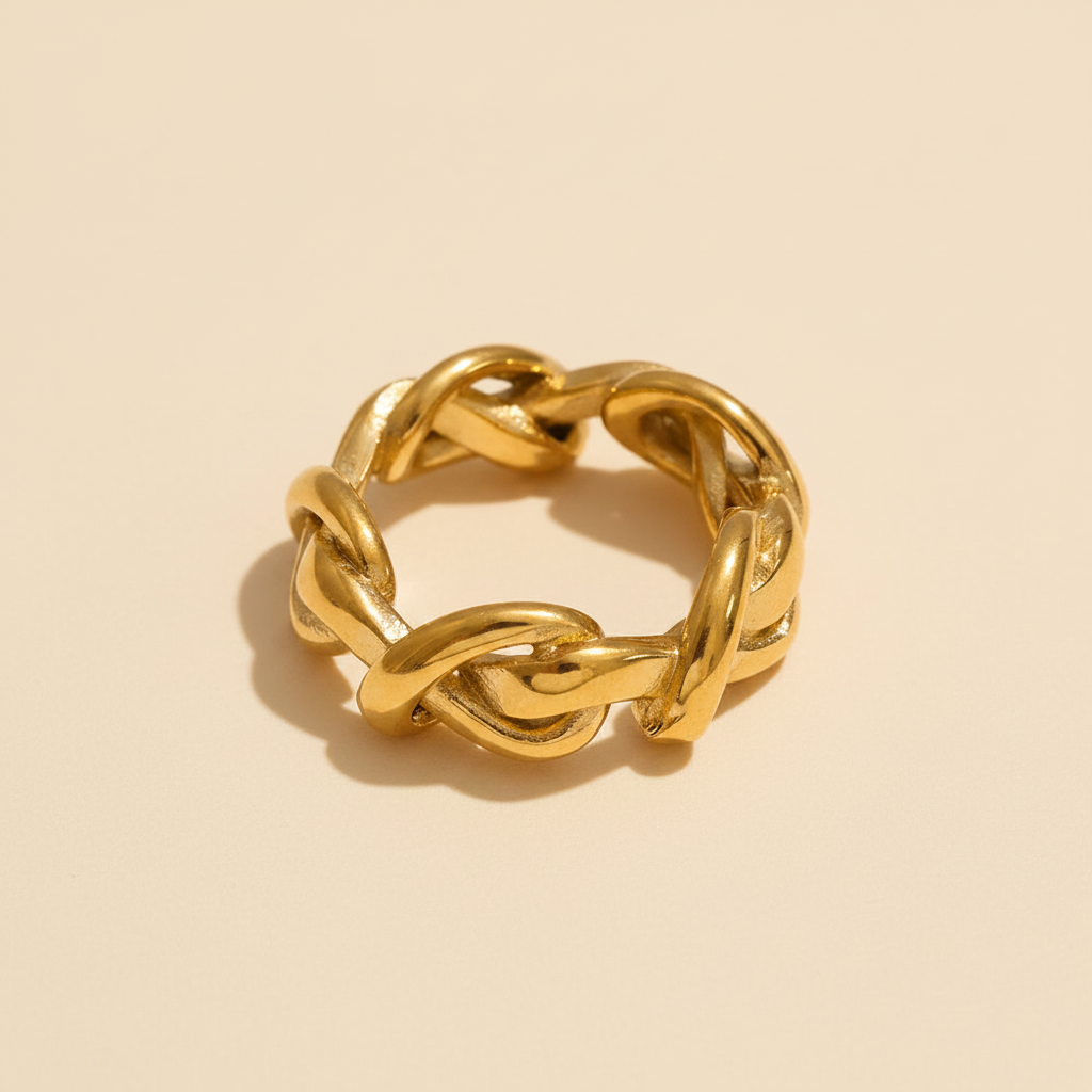 Maelle Chain Ring Gold