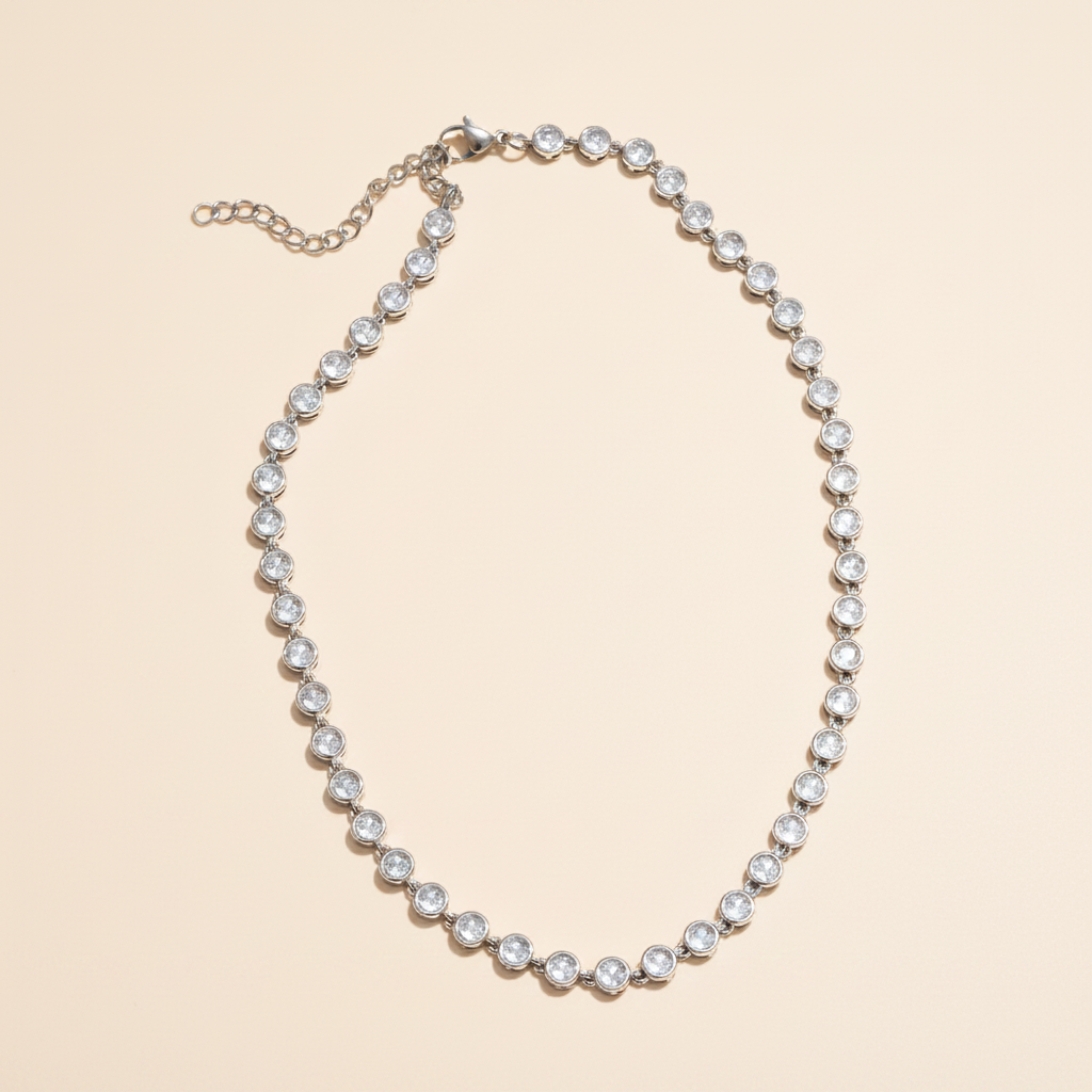 Prism — Platinum Necklace